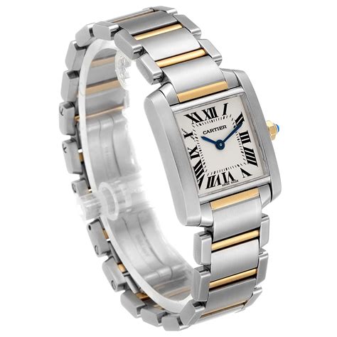 cartier tank watch small|cartier tank watch two tone.